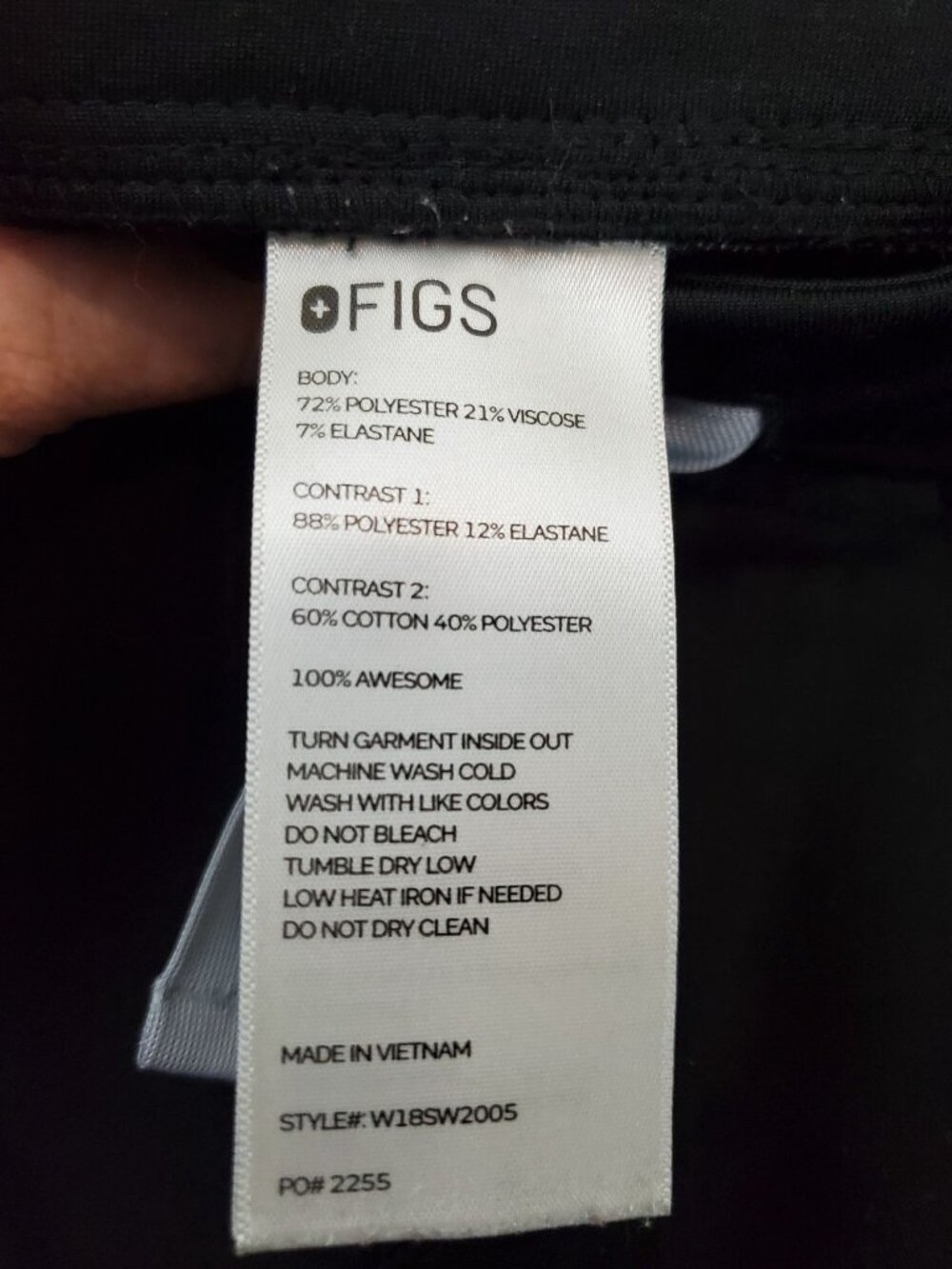 Figs Zamora Jogger scrub pants in black - Picture 5 of 11